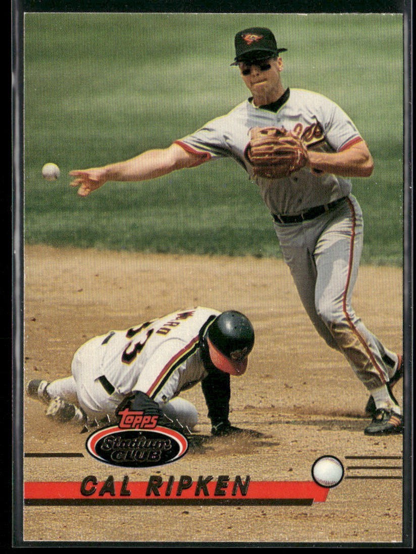 Cal Ripken Jr. Player Lot Bundle 10 Different Baseball Cards CRJ002 Orioles back