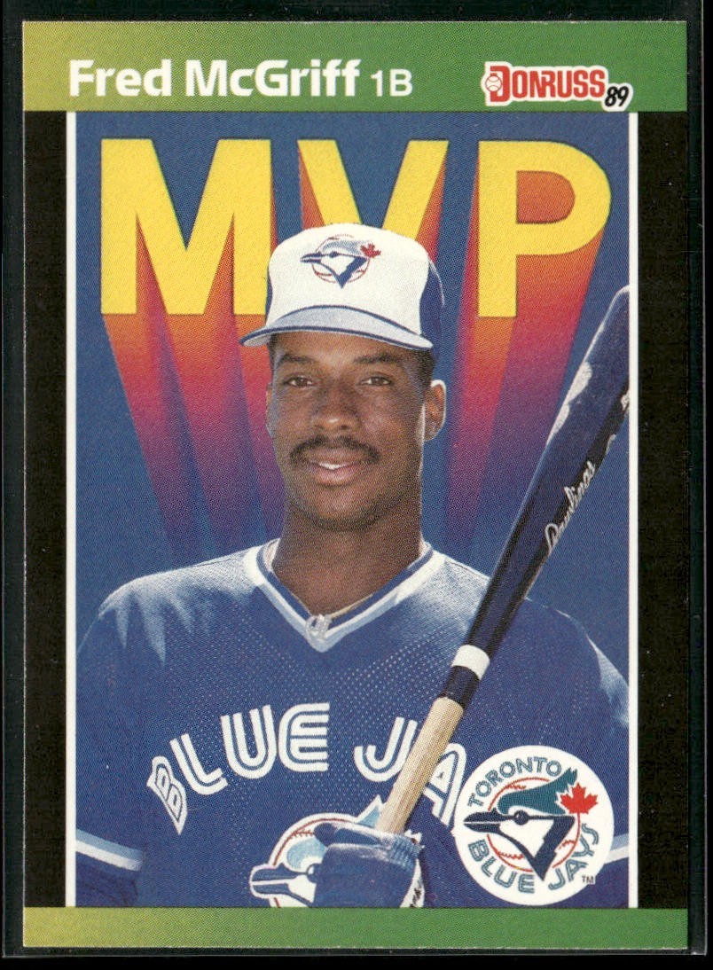 Fred McGriff Player Lot Bundle 10 Different Baseball Cards FM001 Blue Jays front