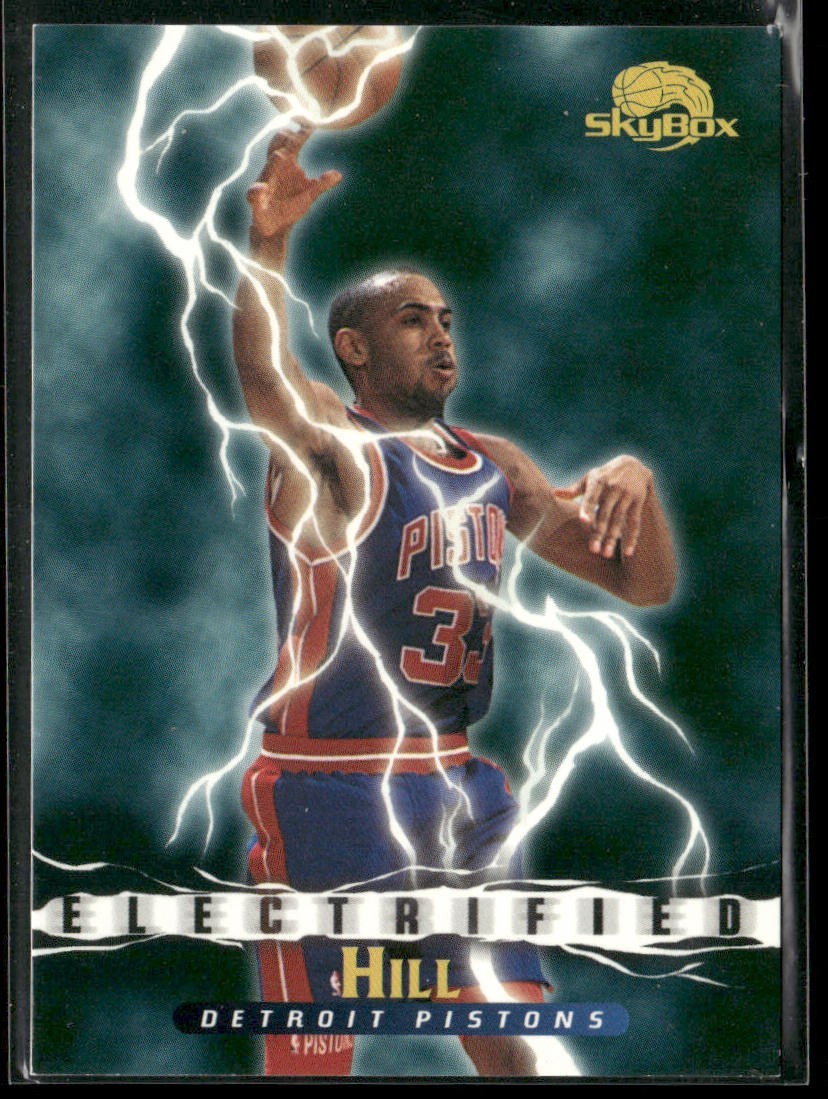 Grant Hill Player Lot Bundle 10 Basketball Cards GH001 Pistons 1 RC back