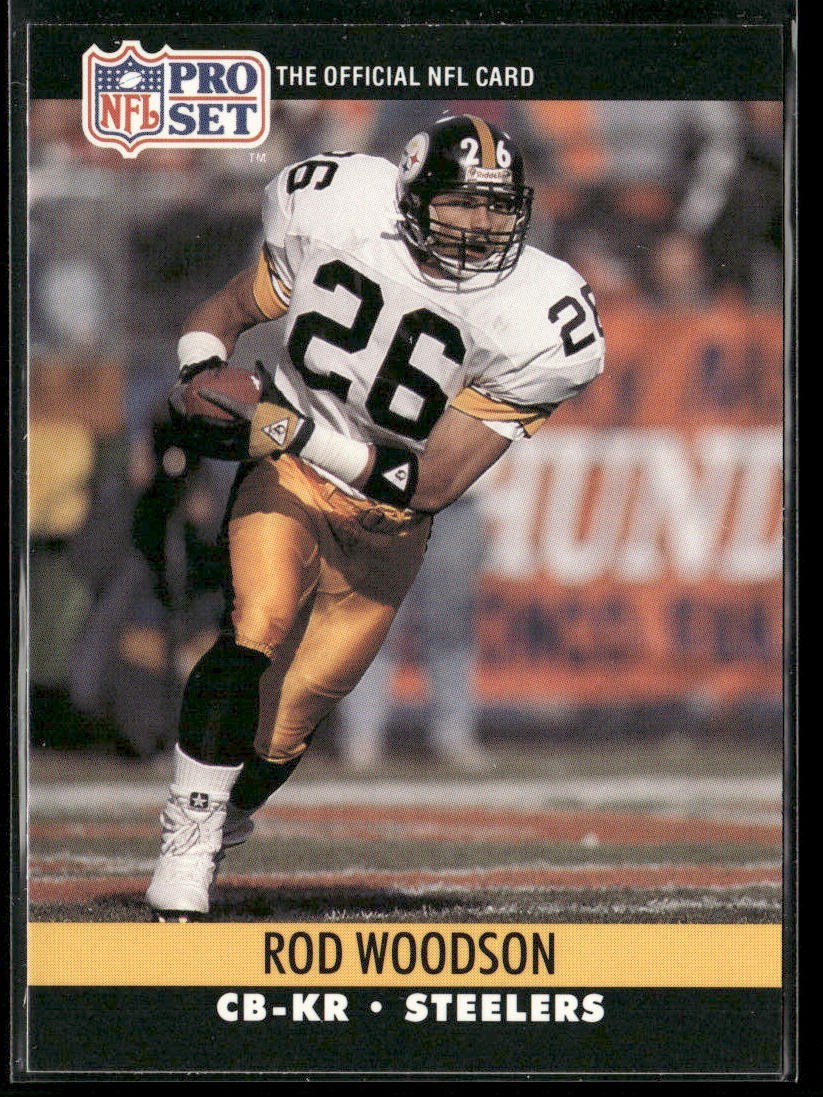 Rod Woodson Player Lot Bundle 10 Different Football Cards RW005 Steelers back