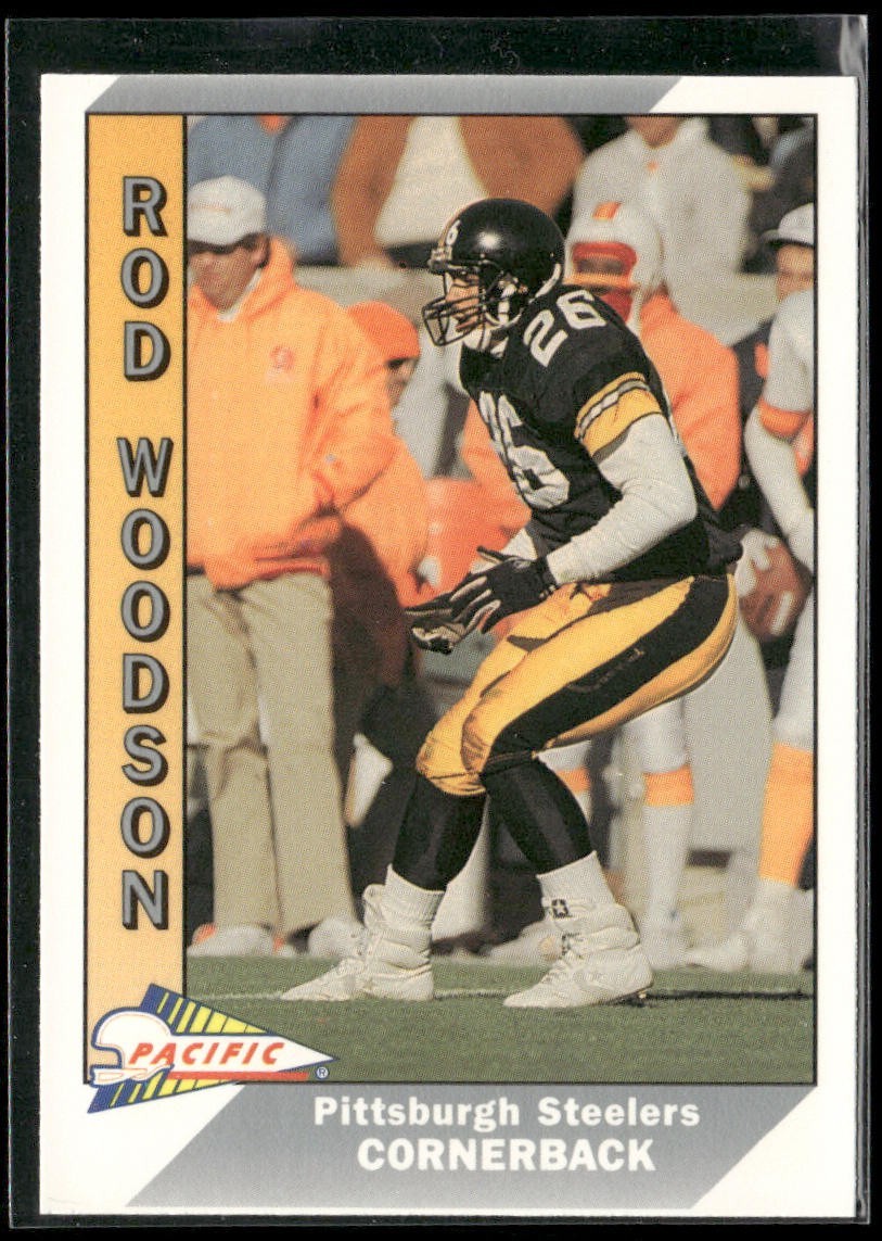 Rod Woodson Player Lot Bundle 10 Different Football Cards RW002 Steelers back