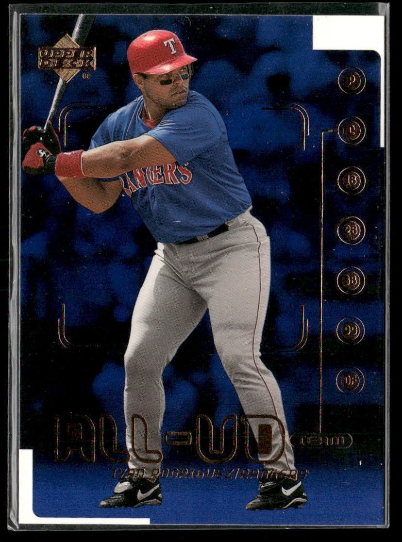 Ivan Rodriguez Player Lot Bundle 10 Different Baseball Cards IR001 Rangers back