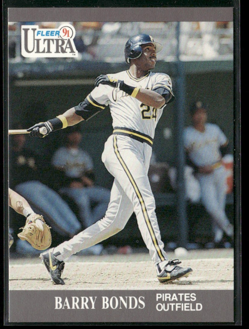 Barry Bonds Player Lot Bundle 10 Different Baseball Cards BB004 Giants Pirates back