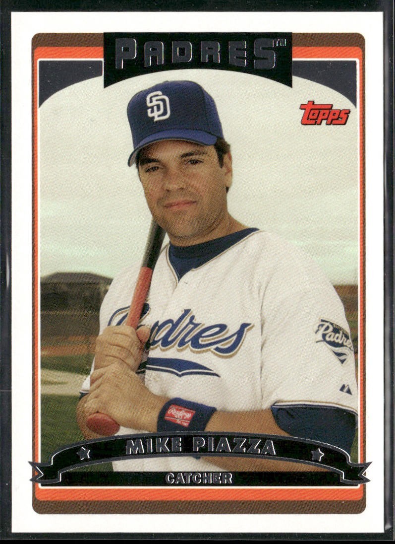 Mike Piazza Player Lot Bundle 10 Different Baseball Cards MP003 Dodgers Mets back