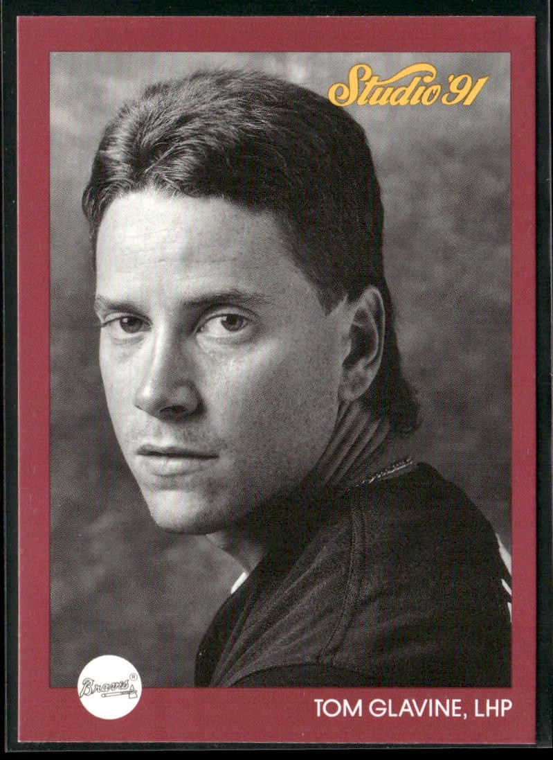 Tom Glavine Lot Bundle 10 Different Baseball Cards TG001 Braves back
