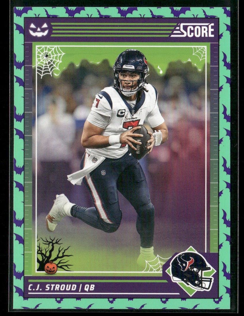 CJ Stroud Player Lot Bundle 10 Different Football Cards CJS001 4 RC back