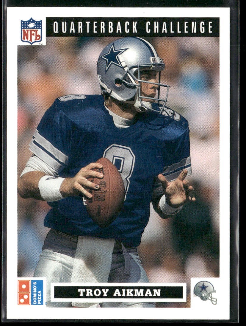 Troy Aikman Player Lot Bundle 10 Different Football Cards TA003 Cowboys back