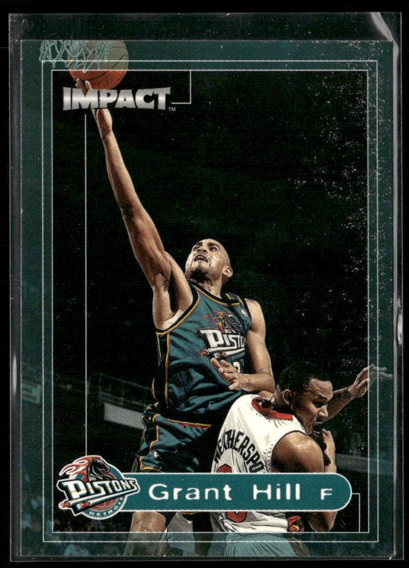 Grant Hill Player Lot Bundle 10 Basketball Cards GH003 Pistons 1 RC back