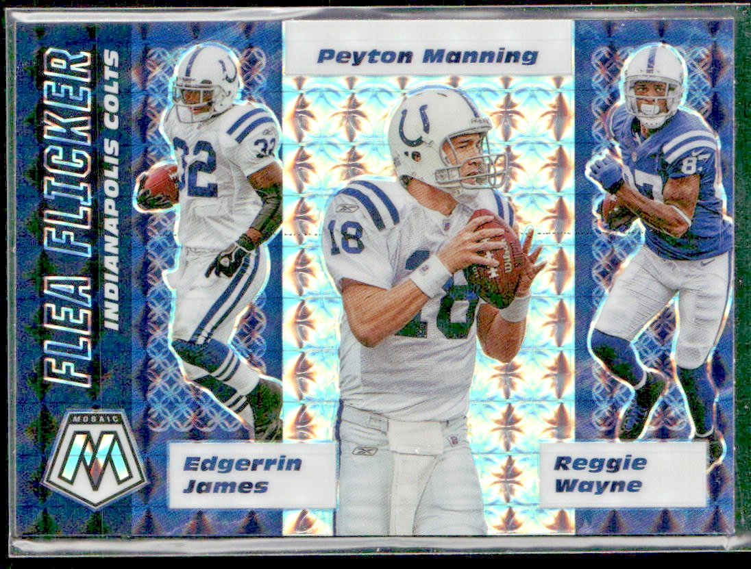 Peyton Manning Player Lot Bundle 10 Different Football Cards PM001 Colts front