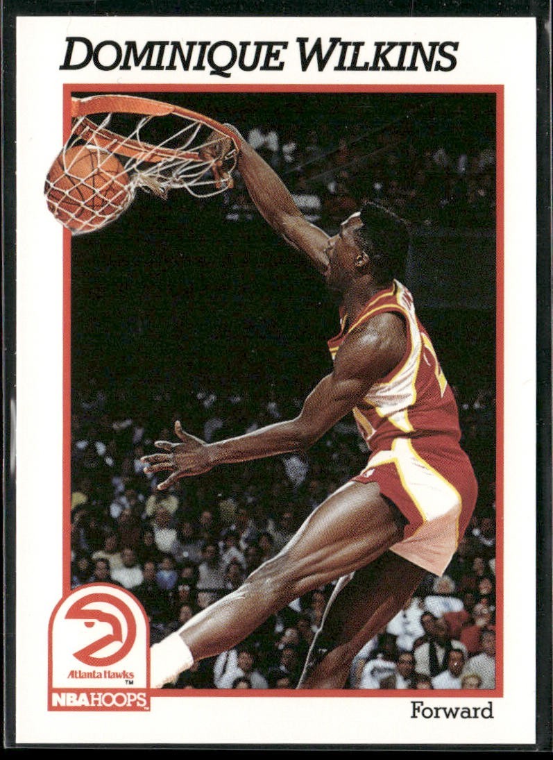 Dominique Wilkins Player Lot Bundle 10 Basketball Cards DW004 Hawks back