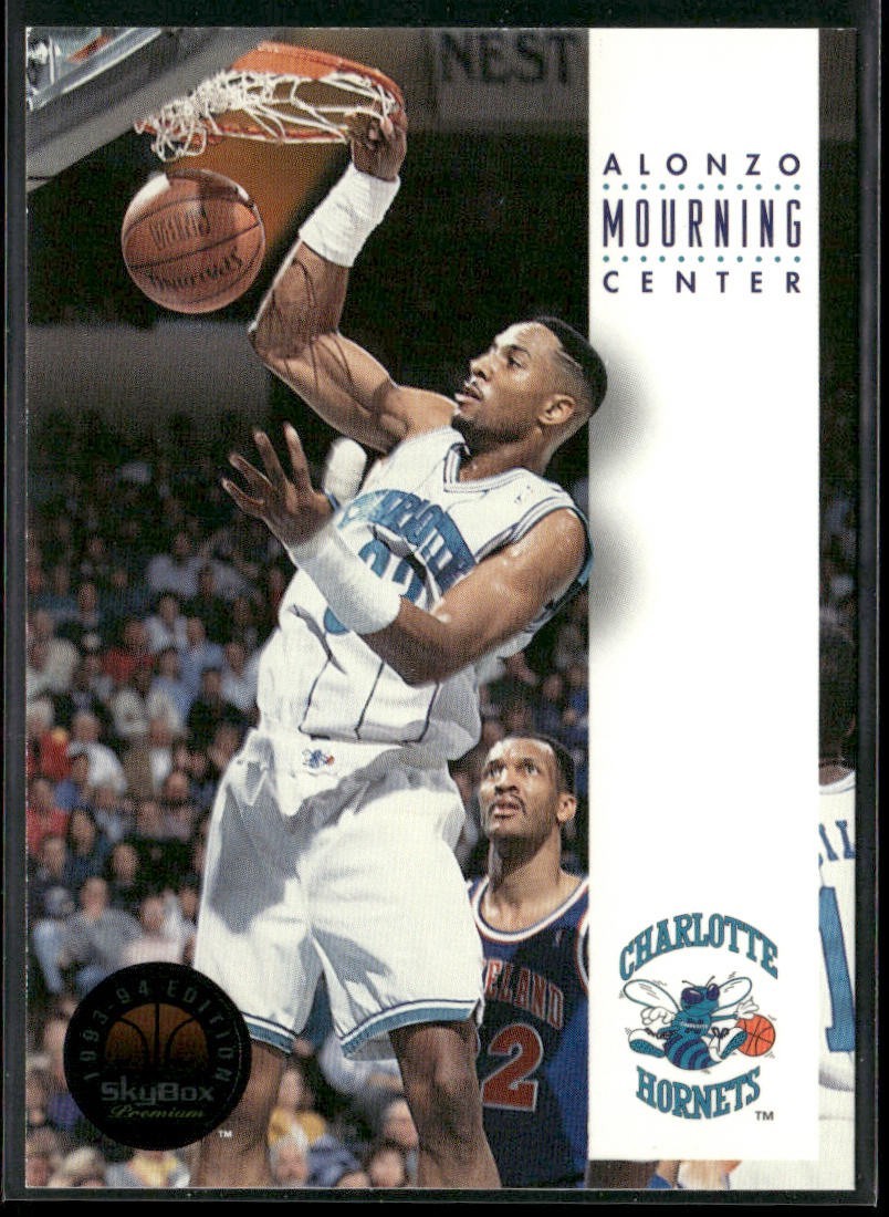 Alonzo Mourning Player Lot Bundle 10 Different Basketball Cards AM003 Heat back