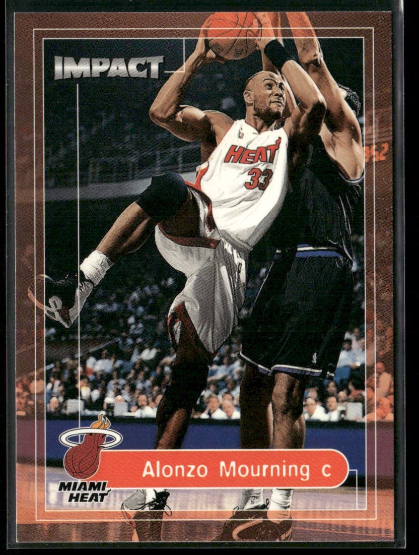 Alonzo Mourning Player Lot Bundle 10 Different Basketball Cards AM004 Heat back