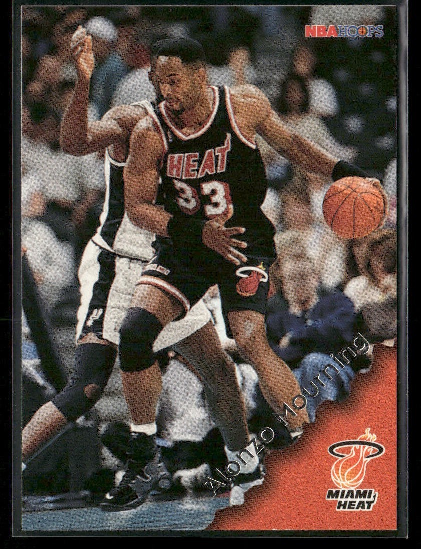 Alonzo Mourning Player Lot Bundle 10 Different Basketball Cards AM004 Heat back