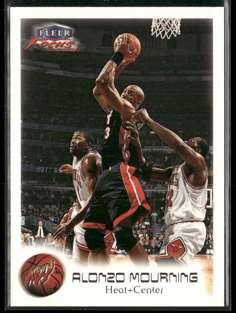 Alonzo Mourning Player Lot Bundle 10 Different Basketball Cards AM004 Heat back