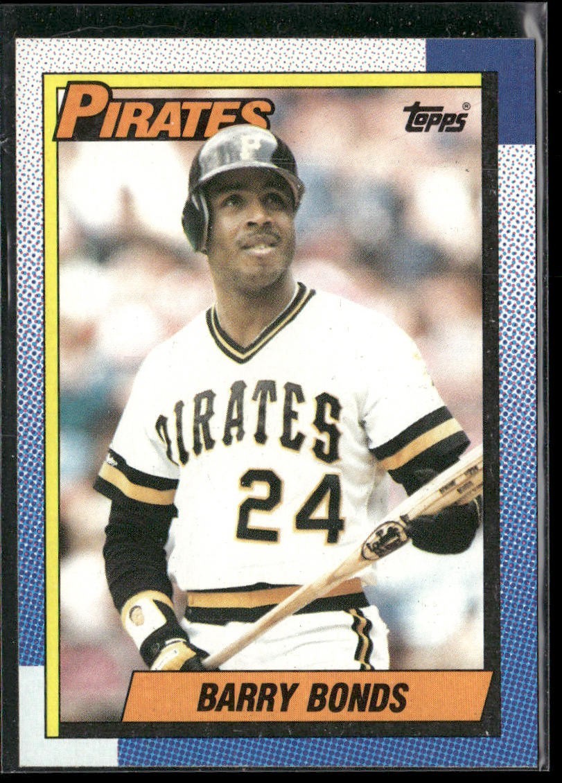 Barry Bonds Player Lot Bundle 10 Different Baseball Cards BB002 Giants Pirates back