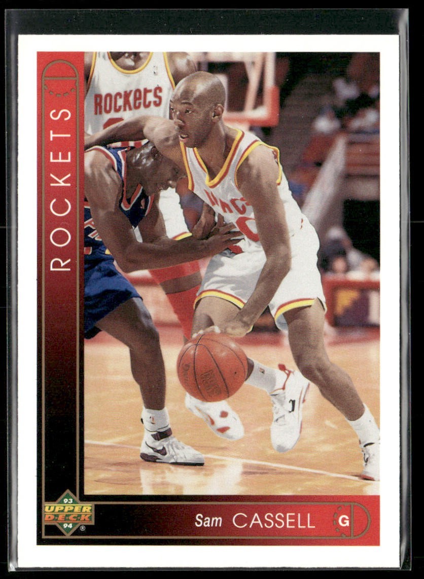 Sam Cassell Player Lot Bundle 10 Basketball Cards SC002 Rockets Nets 1 RC back