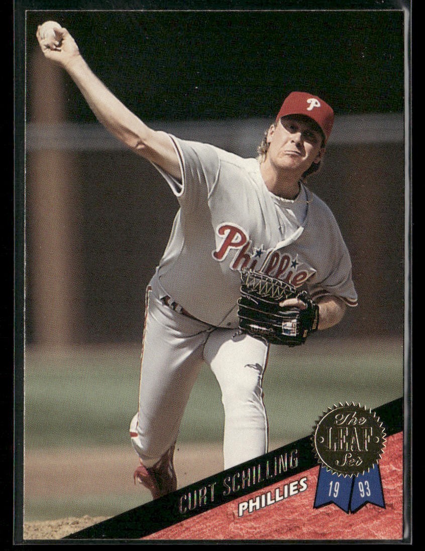 Curt Schilling Player Lot Bundle 10 Different Baseball Cards CS001 Orioles back