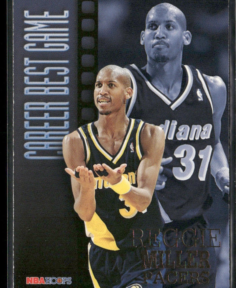 Reggie Miller Player Lot Bundle 10 Basketball Cards RM003 Pacers back