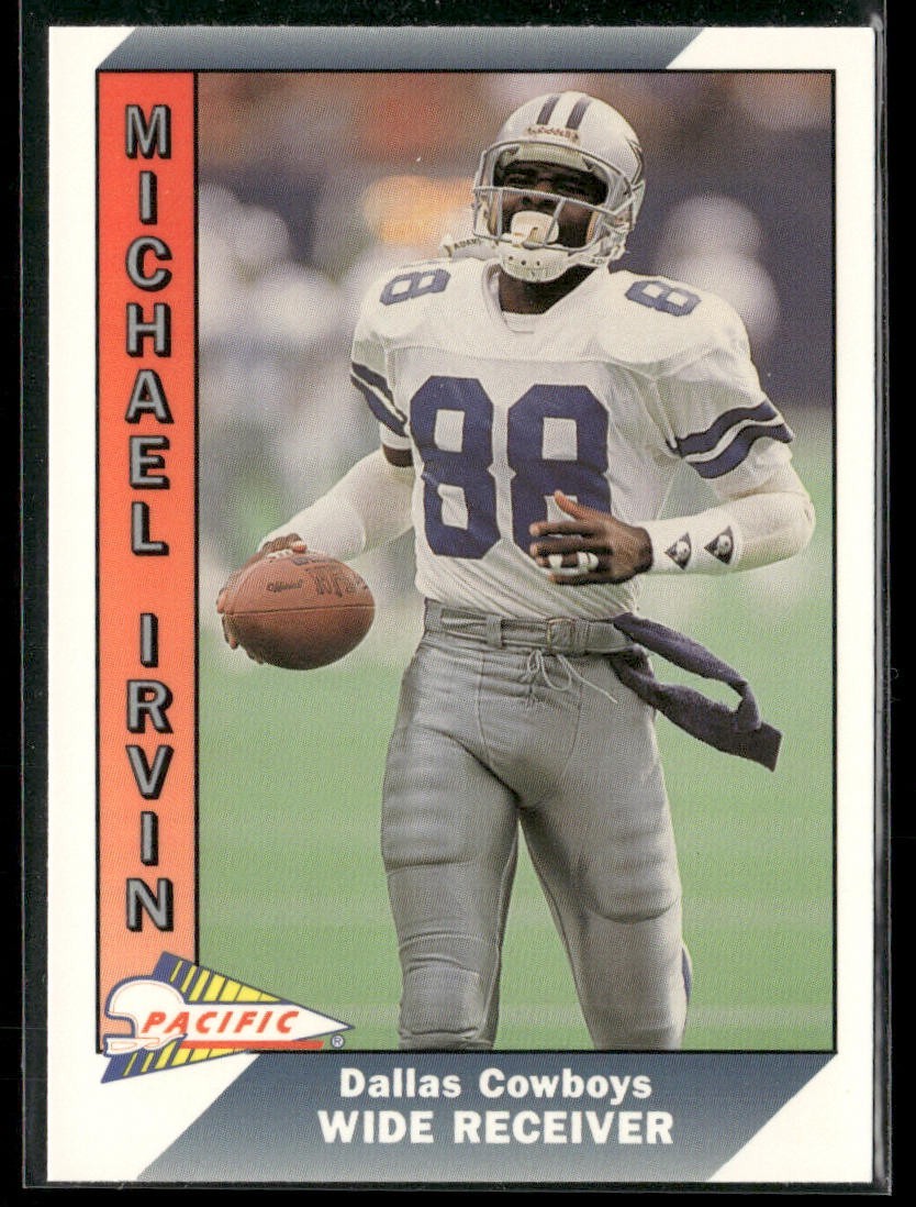 Michael Irvin Player Lot Bundle 10 Different Football Cards MI001 Cowboys back