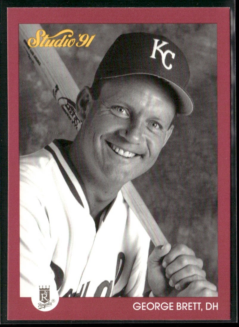 George Brett Player Lot Bundle 10 Different Baseball Cards GB001 Royals back