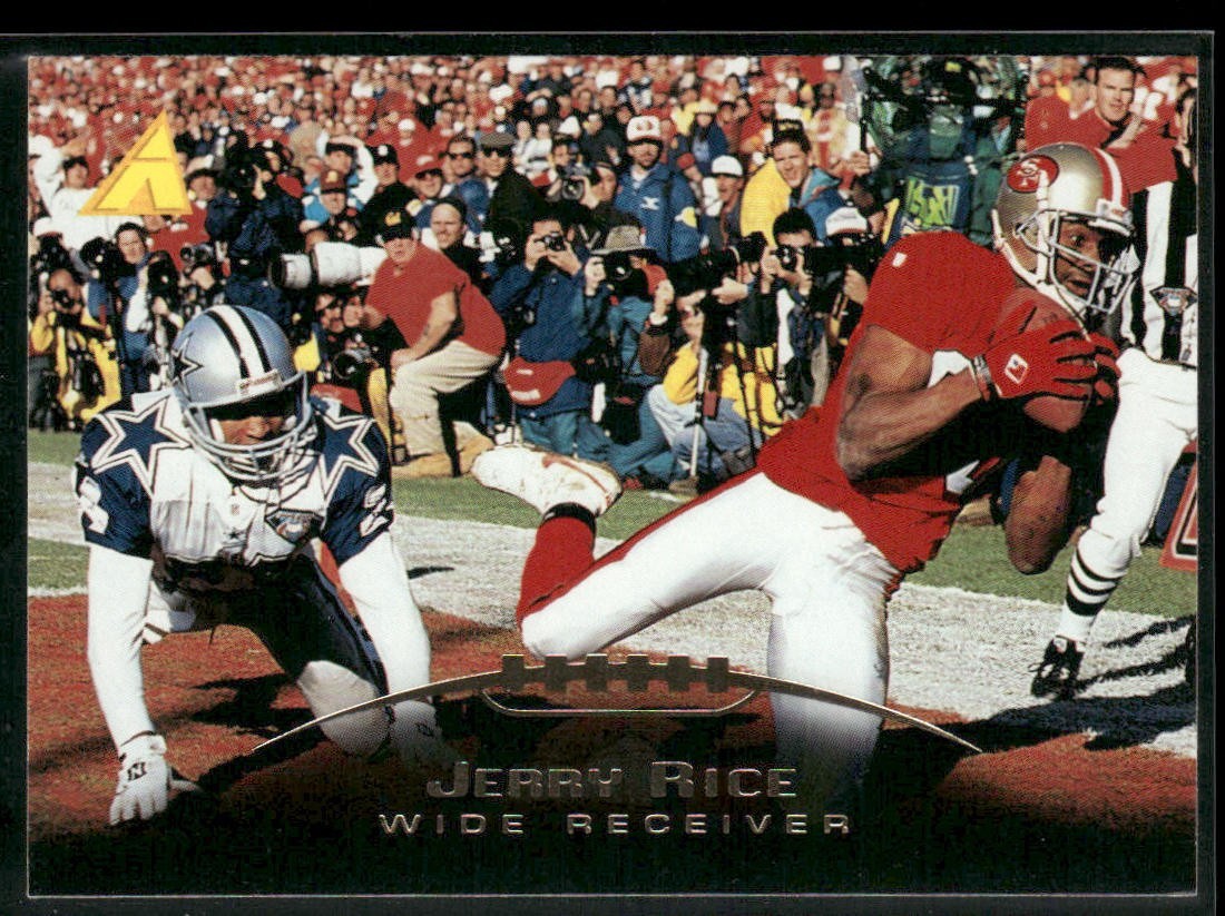 Jerry Rice Player Lot Bundle 10 Different Football Cards JR004 49ers back