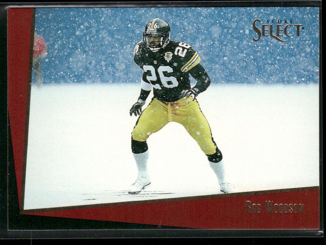 Rod Woodson Player Lot Bundle 10 Different Football Cards RW005 Steelers back