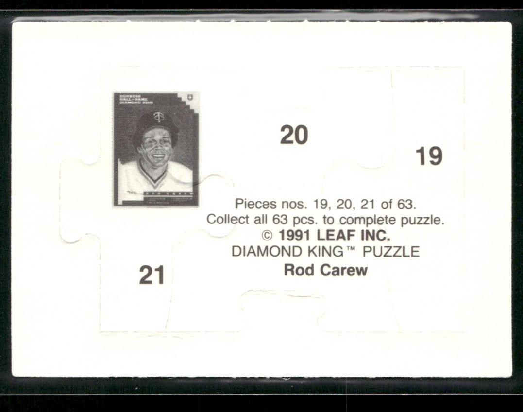 Puzzle Piece Lot Bundle 10 Different Baseball Cards P014 back