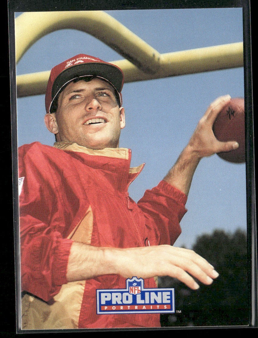 Steve Young Player Lot Bundle 10 Different Football Cards SY007 49ers front