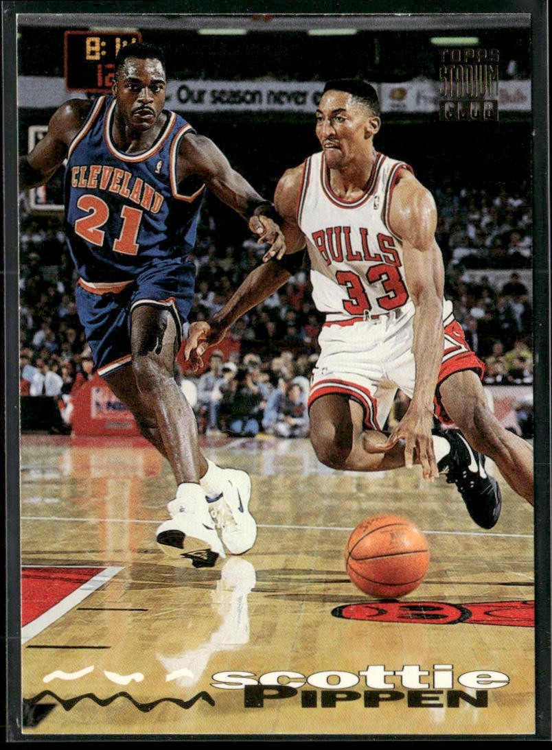Scottie Pippen Player Lot Bundle 10 Basketball Cards SP002 Chicago Bulls back