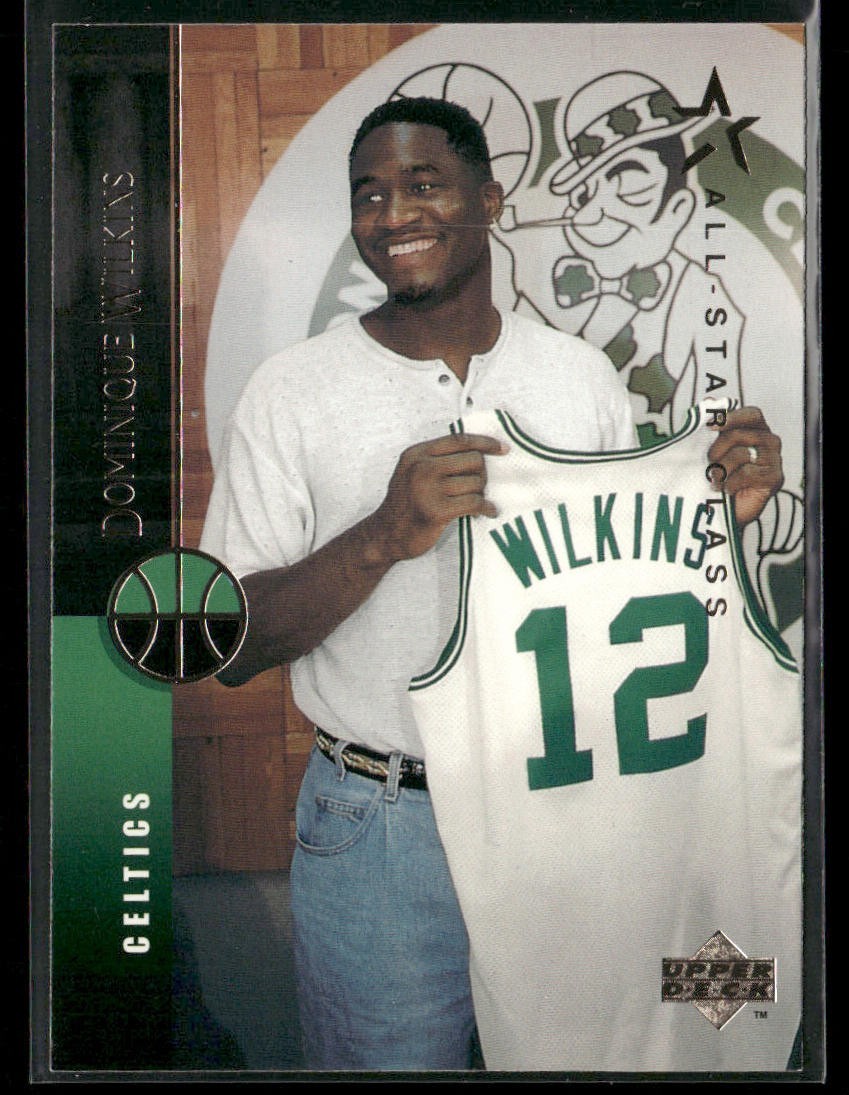 Dominique Wilkins Player Lot Bundle 10 Basketball Cards DW005 Hawks back