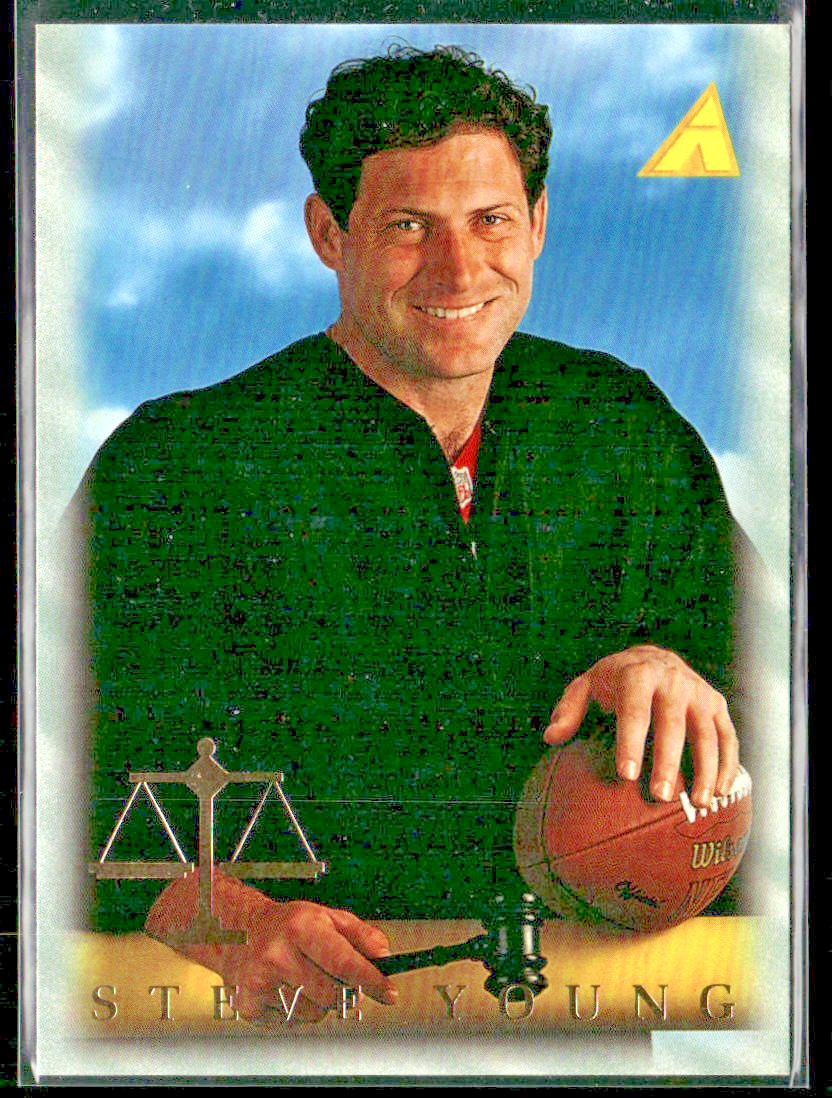 Steve Young Player Lot Bundle 10 Different Football Cards SY002 49ers front