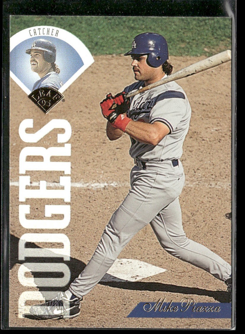 Mike Piazza Player Lot Bundle 10 Different Baseball Cards MP002 Dodgers Mets back