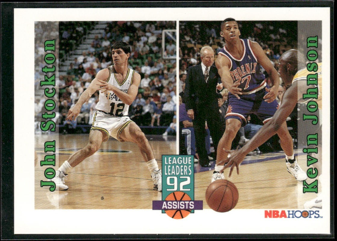 John Stockton Player Lot Bundle 10 Basketball Cards JS006 Utah Jazz back