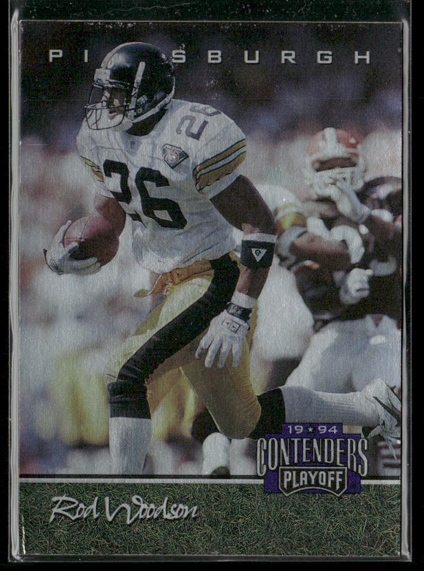 Rod Woodson Player Lot Bundle 10 Different Football Cards RW008 Steelers back