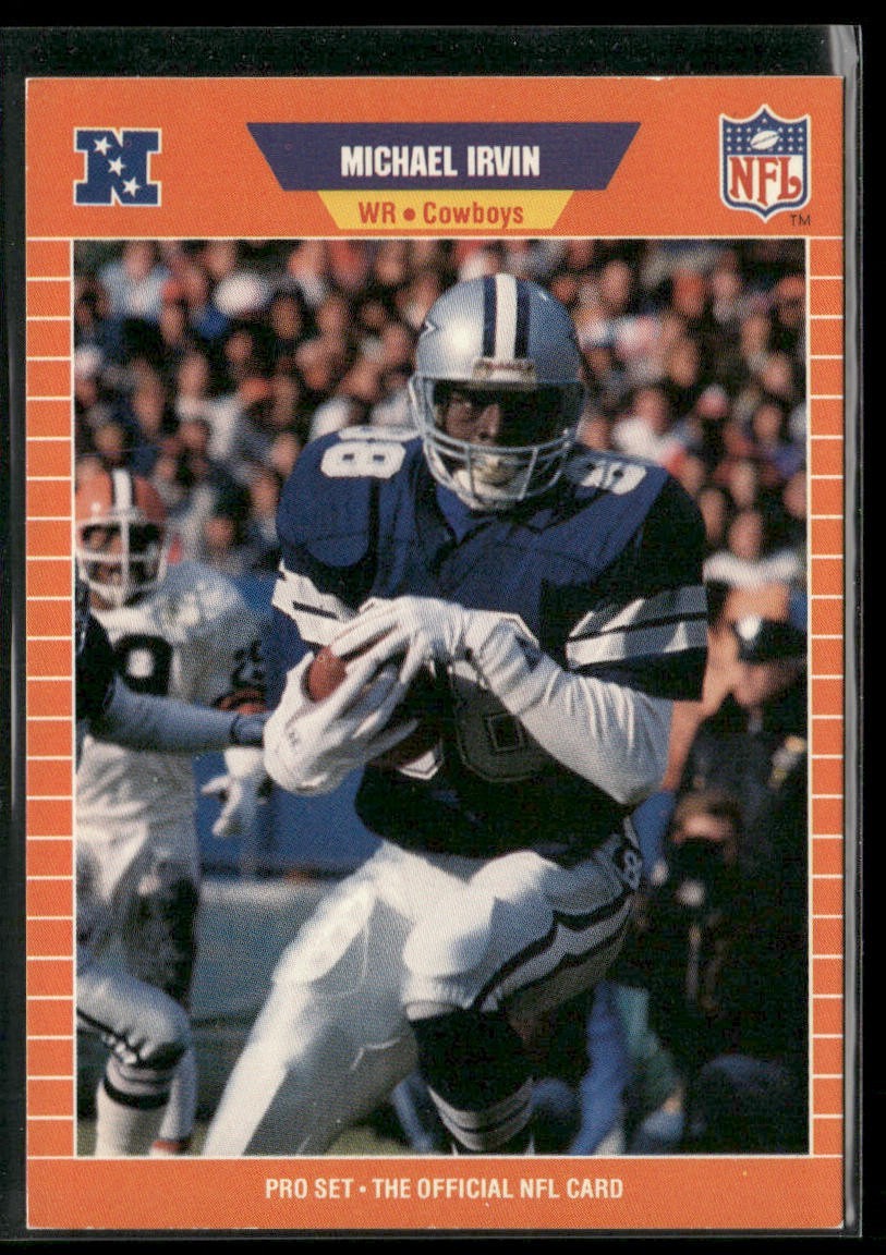 Michael Irvin Player Lot Bundle 10 Different Football Cards MI005 Cowboys back