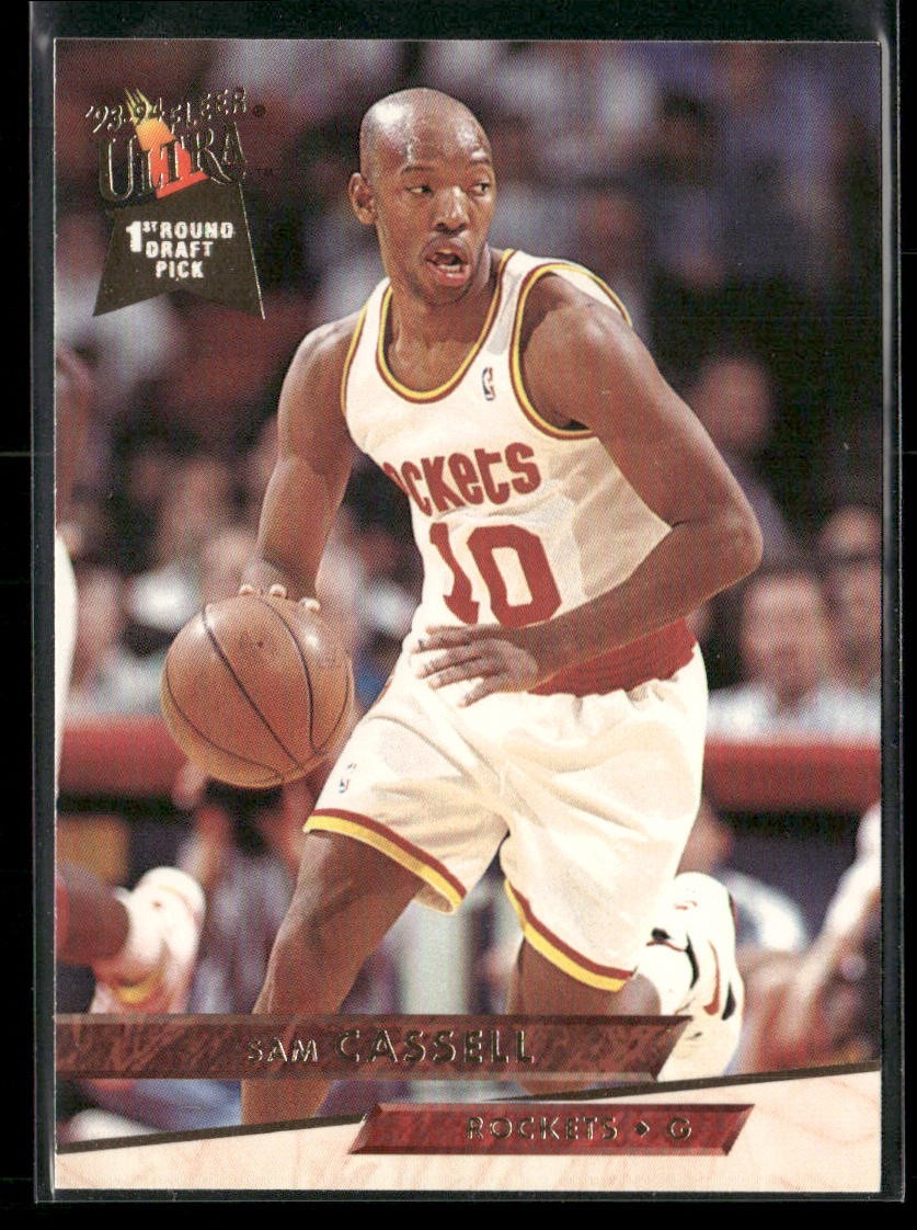 Sam Cassell Player Lot Bundle 10 Basketball Cards SC002 Rockets Nets 1 RC front