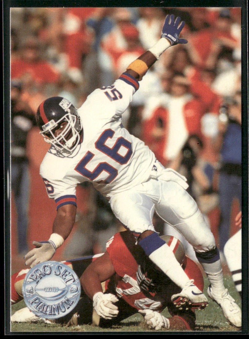 Lawrence Taylor Player Lot Bundle 10 Different Football Cards LT002 Giants back