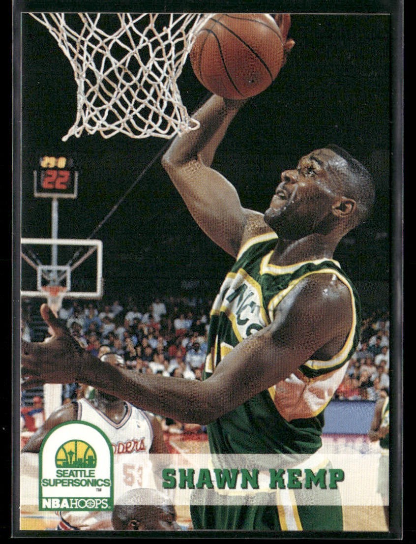 Shawn Kemp Player Lot Bundle 10 Basketball Cards SK001 Supersonics Cavs 1 RC back