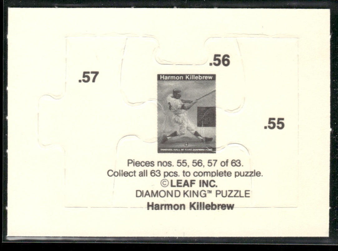 Puzzle Piece Lot Bundle 10 Different Baseball Cards P015 back