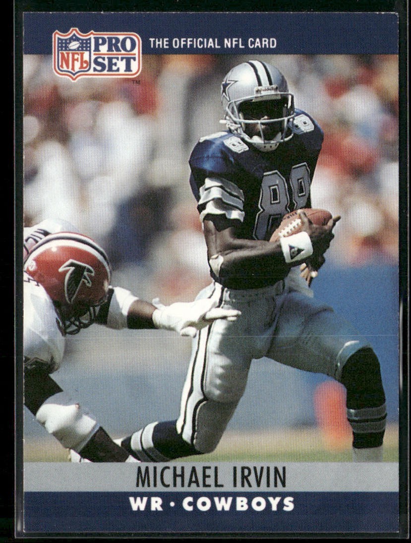 Michael Irvin Player Lot Bundle 10 Different Football Cards MI003 Cowboys back