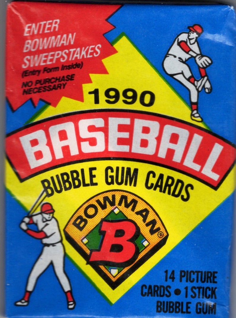 1990 Bowman Baseball Sealed Wax Pack | Frank Thomas RC? front