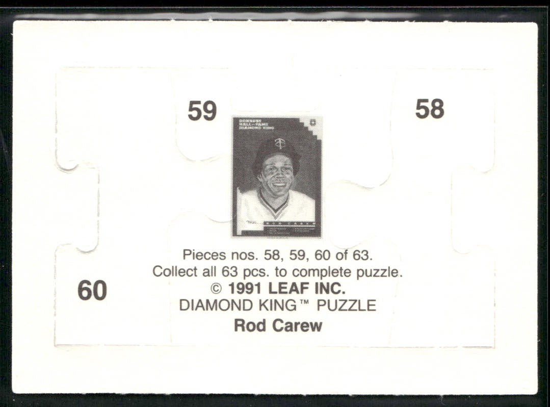 Puzzle Piece Lot Bundle 10 Different Baseball Cards P015 back