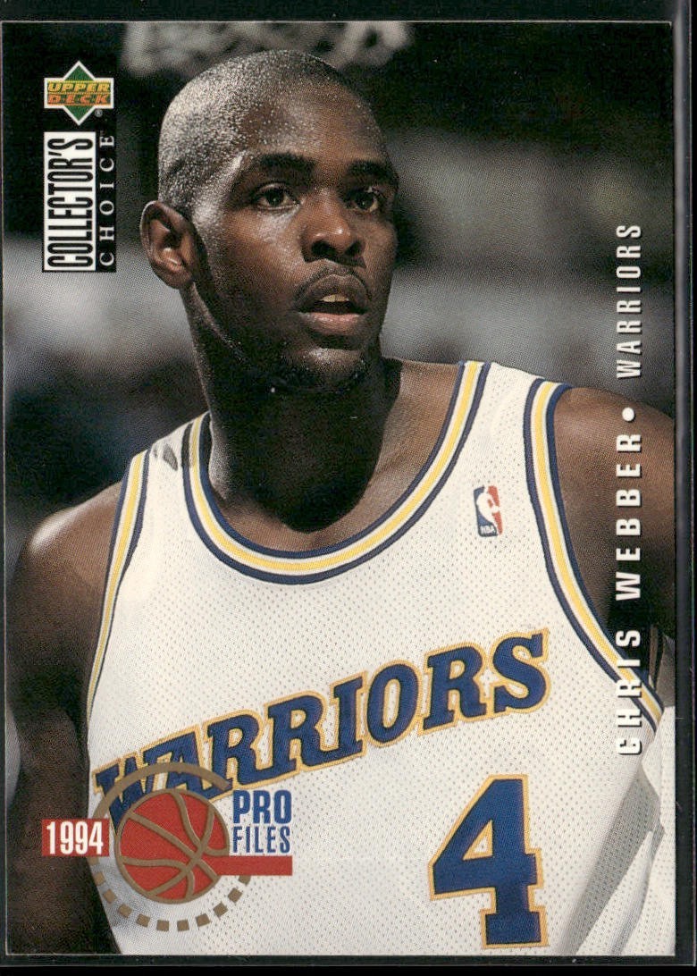 Chris Webber Player Lot Bundle 10 Basketball Cards CW001 Warriors 1 RC back