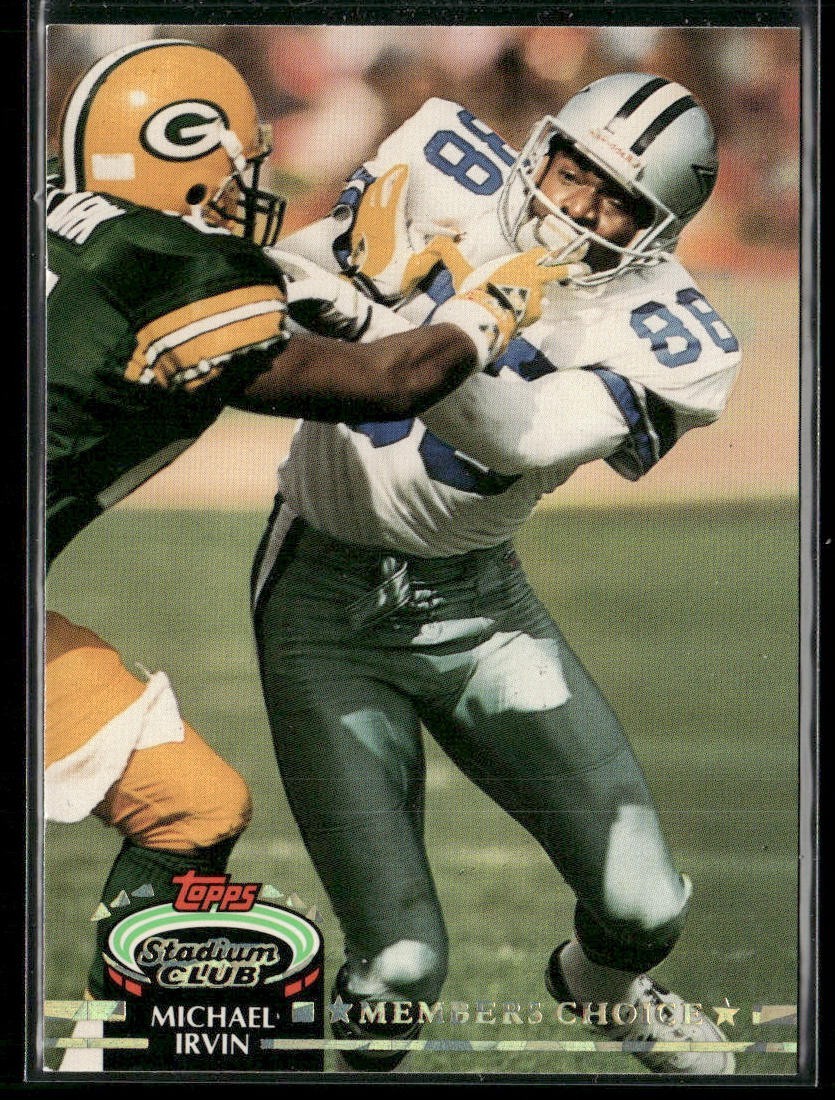 Michael Irvin Player Lot Bundle 10 Different Football Cards MI006 Cowboys back