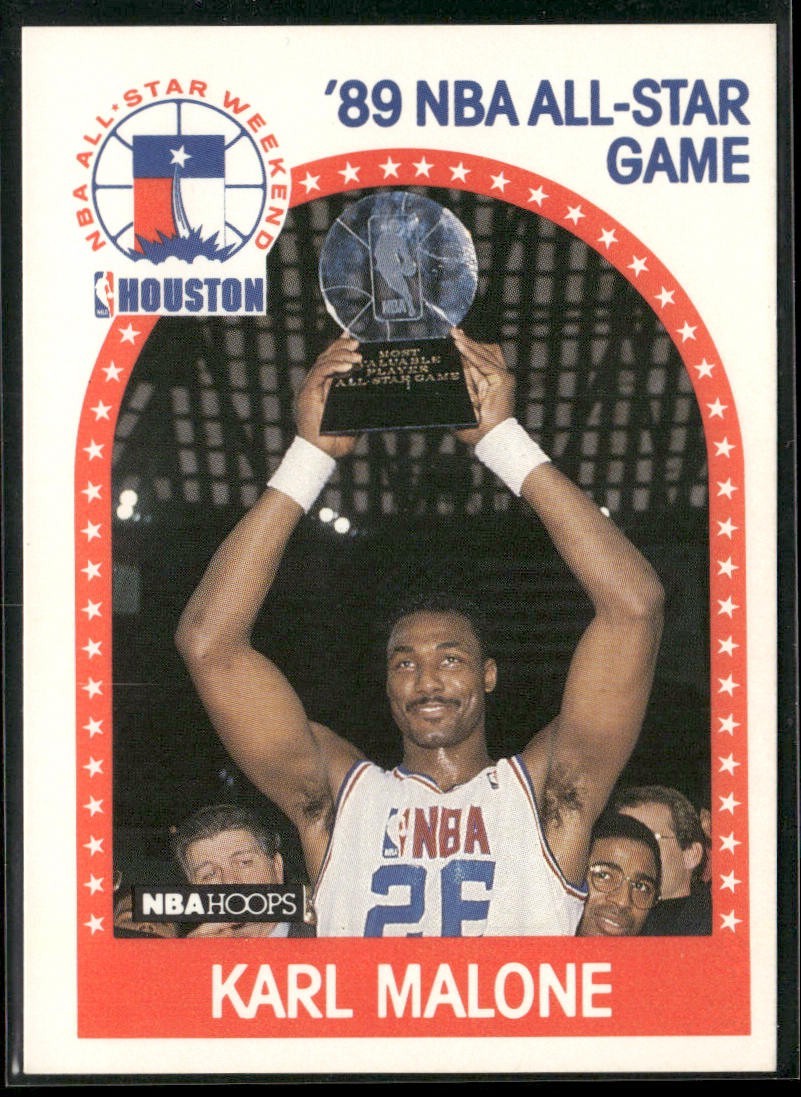 Karl Malone Player Lot Bundle 10 Basketball Cards KM001 Utah Jazz back