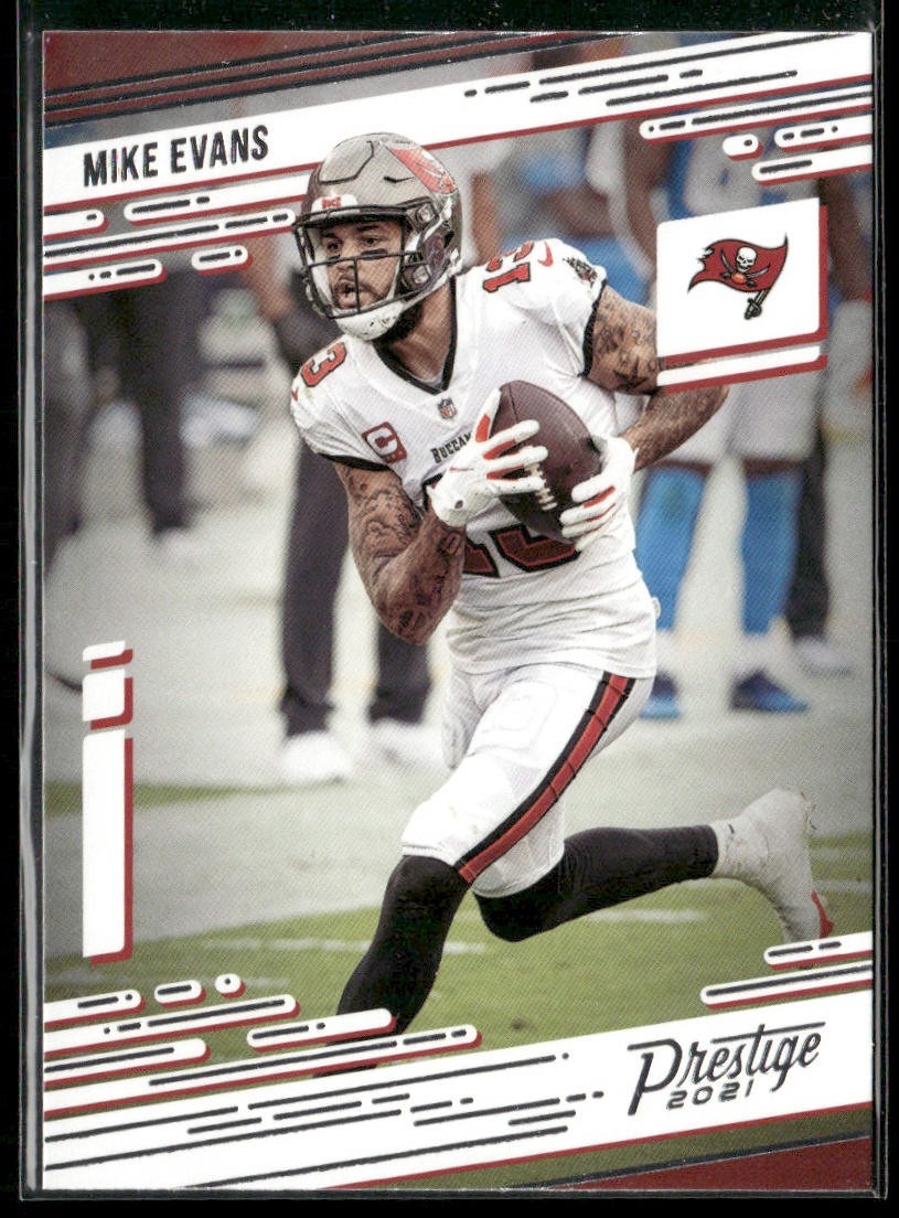 Mike Evans Player Lot Bundle 10 Different Football Cards ME003 Buccaneers back