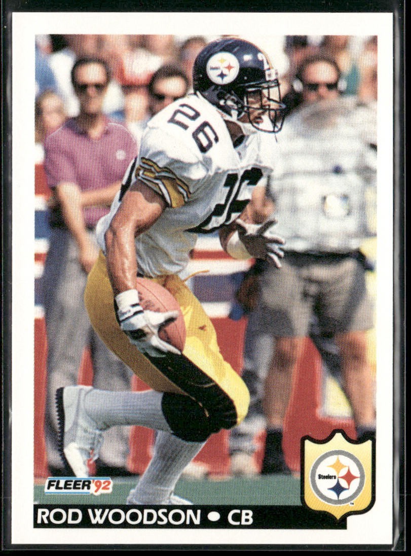 Rod Woodson Player Lot Bundle 10 Different Football Cards RW004 Steelers back