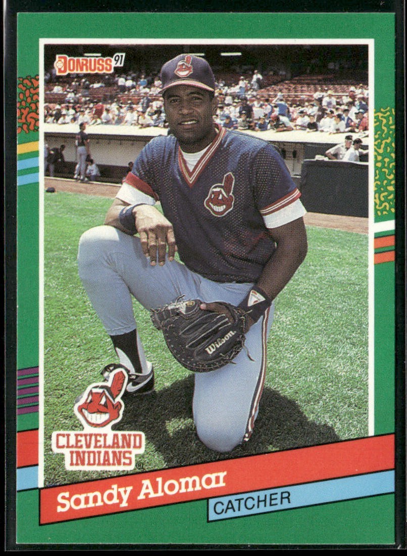 Sandy Alomar Jr. Lot Bundle 10 Different Baseball Cards SAJ001 Indians 2 RC back