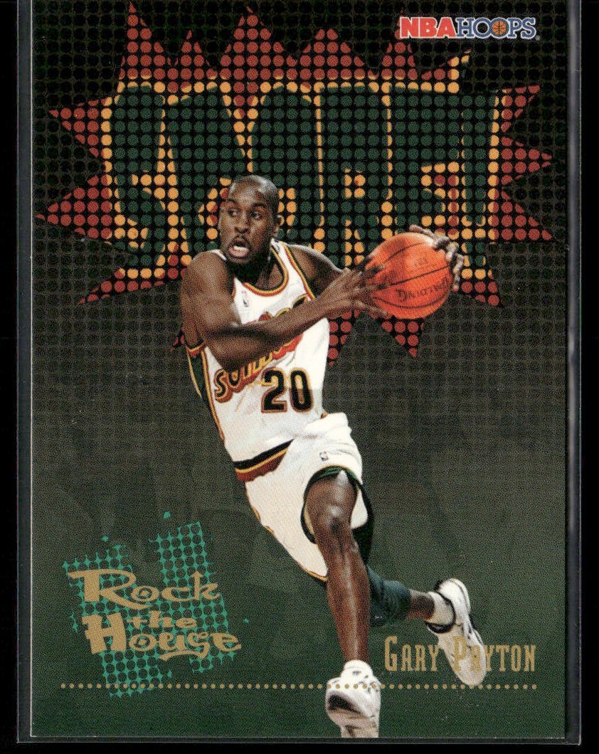 Gary Payton Player Lot Bundle 10 Basketball Cards GP001 Supersonics back