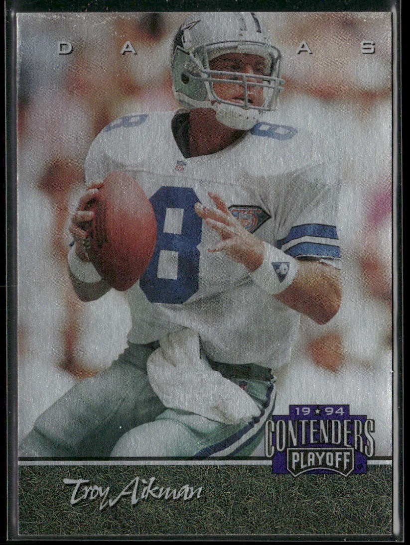 Troy Aikman Player Lot Bundle 10 Different Football Cards TA004 Cowboys back